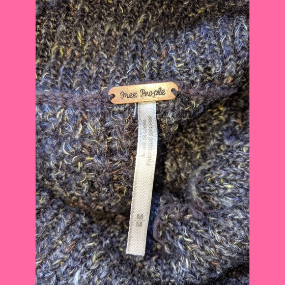 FREE PEOPLE MARLED TURTLE NECK SWEATER - Picture 3 of 4